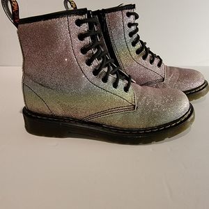 Dr. Marten Rainbow Glitter Side Zip Boot size 5